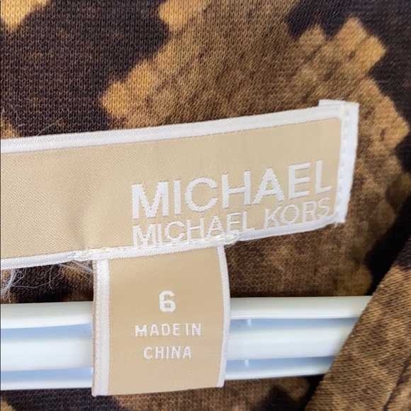 Michael Kors snakeskin print knee-length dress - Picture 3 of 4